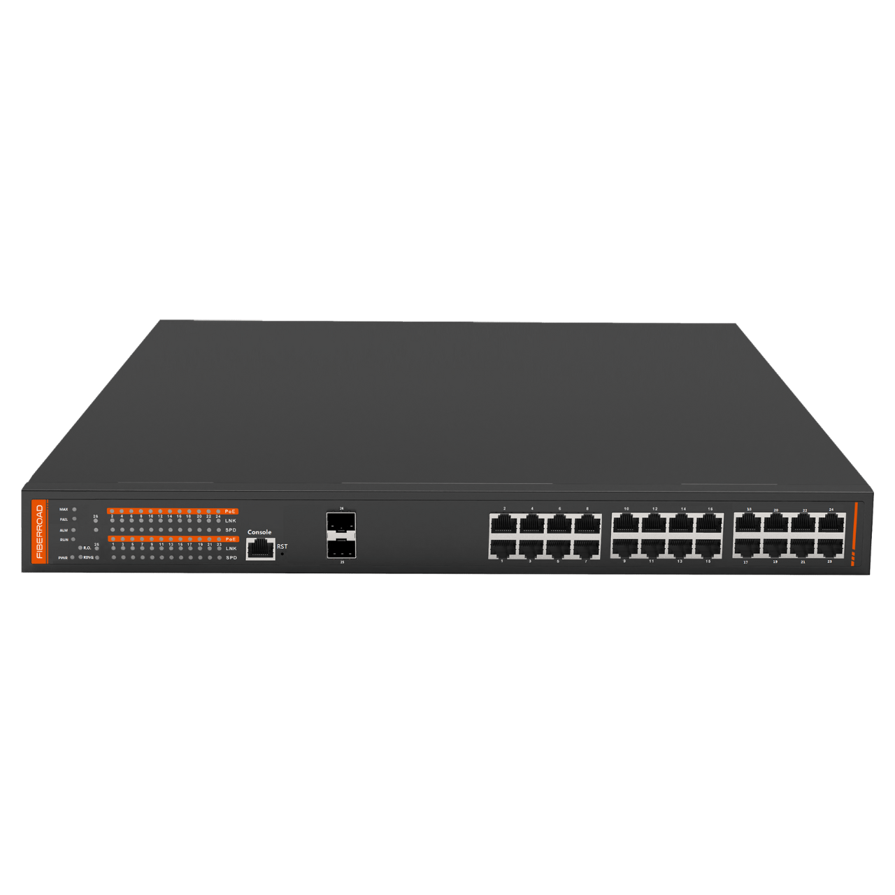 Commutateur Ethernet PoE géré à 24 ports, PoE