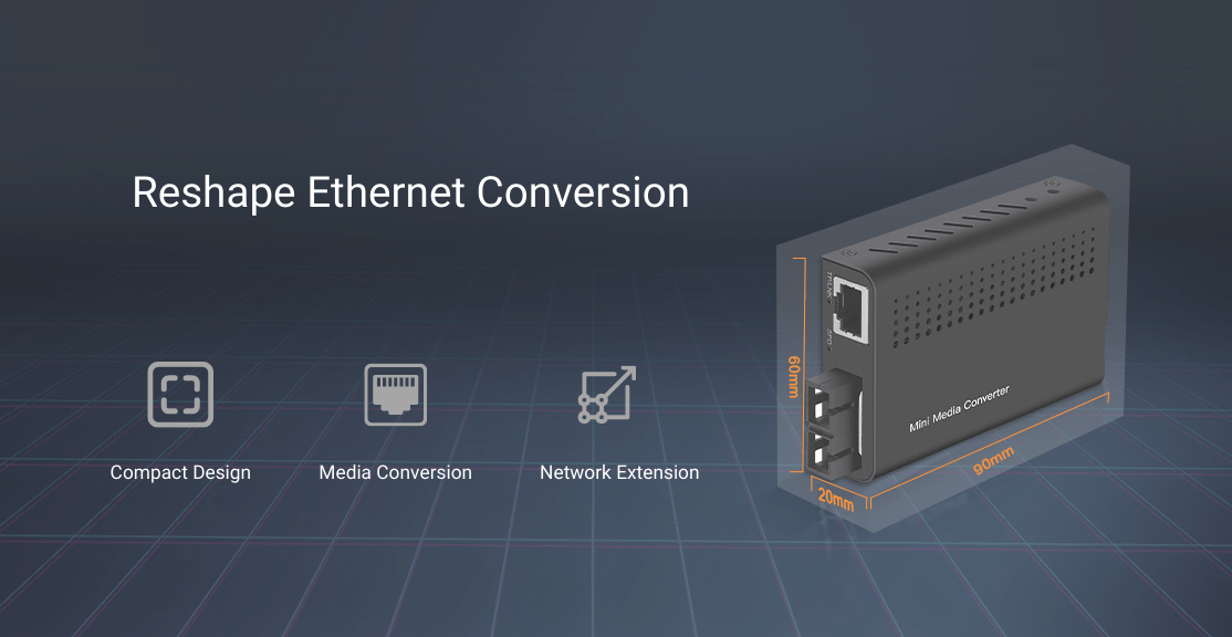 Mini Fast Ethernet Media Converter Fiberroad Fiber To Ethernet