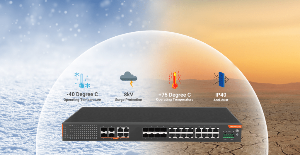 industrial managed poe ethernet switch